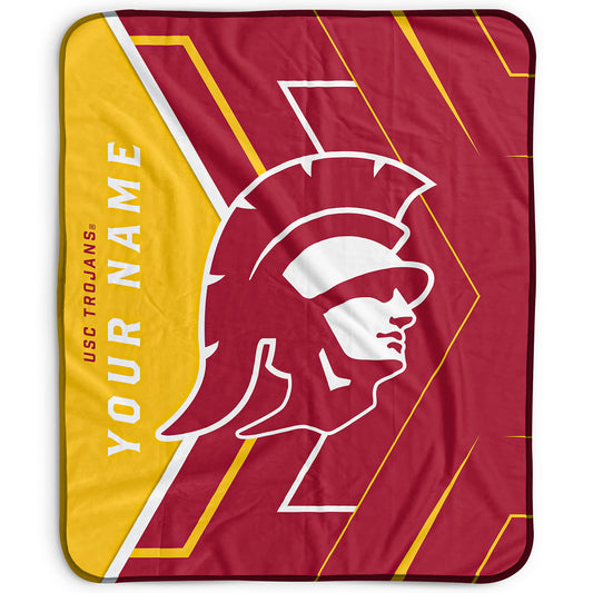 Pegasus USC Trojans 50" x 60" Arrow Personalized Fleece Blanket