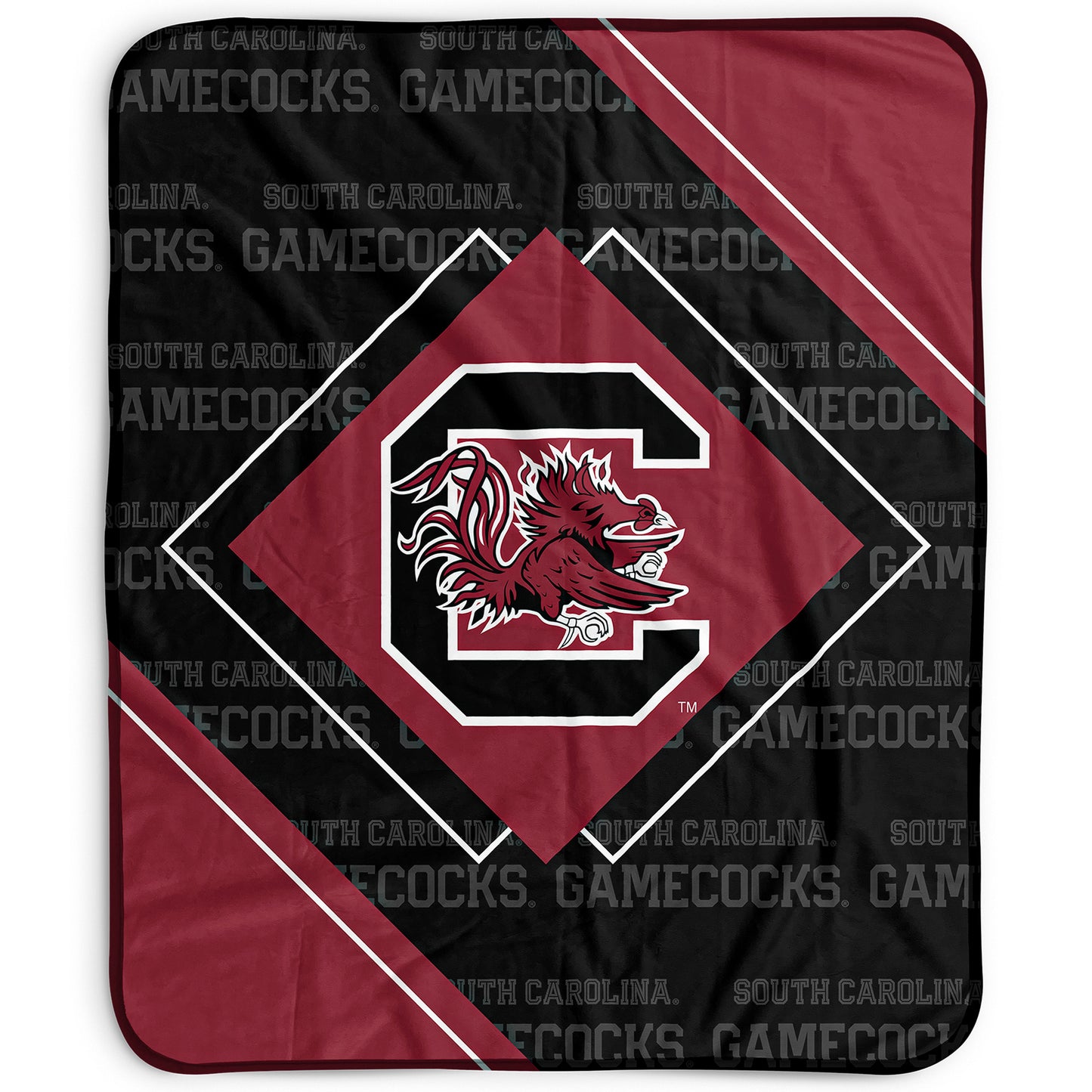 Pegasus South Carolina Gamecocks 50" x 60" Diamond Logo Fleece Blanket