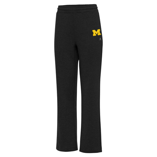Women's Antigua Black Michigan Wolverines Victory Sweatpants