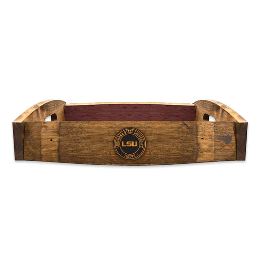 LSU Tigers Barrel Stave Serving Tray
