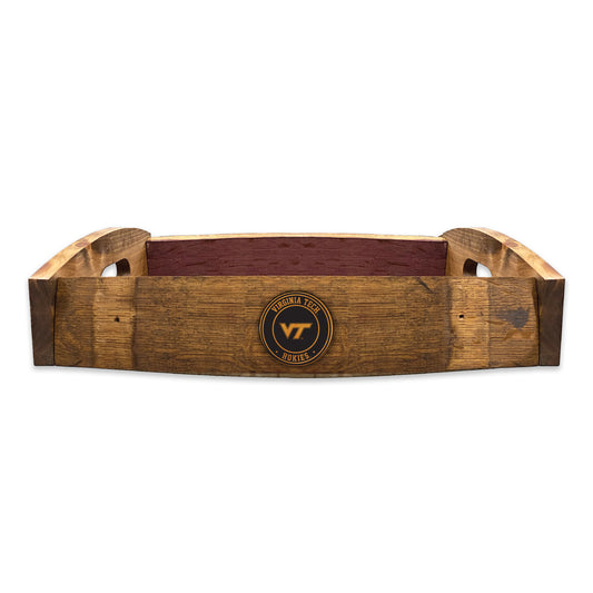 Virginia Tech Hokies Barrel Stave Serving Tray