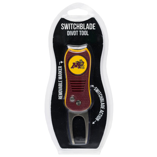 Minnesota Golden Gophers Switchblade Divot Tool with Ball Marker