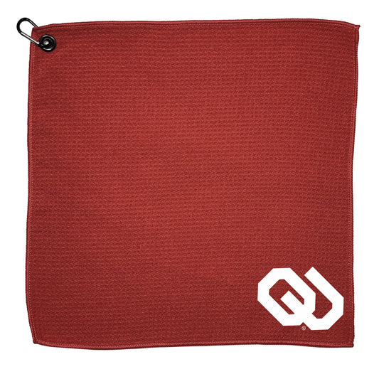 Oklahoma Sooners 15" x 15" Microfiber Golf Towel