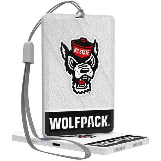 Keyscaper White NC State Wolfpack Bluetooth Pocket Speaker