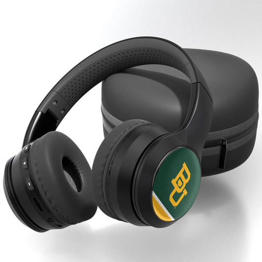 Keyscaper Black Baylor Bears Wireless Bluetooth Headphones & Case