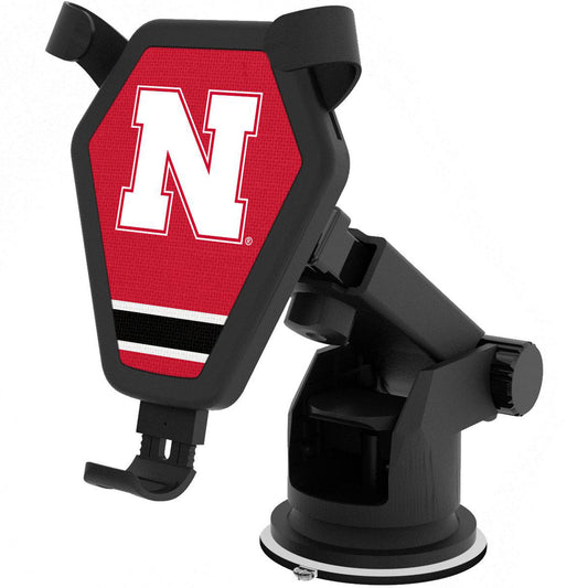 Keyscaper Black Nebraska Huskers Wireless Car Charger