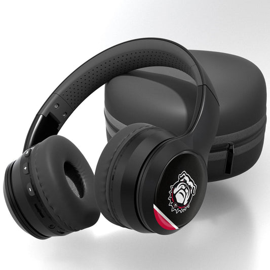 Keyscaper Black Georgia Bulldogs Wireless Bluetooth Headphones & Case
