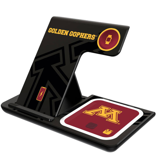 Keyscaper Minnesota Golden Gophers Three-in-One Charging Station