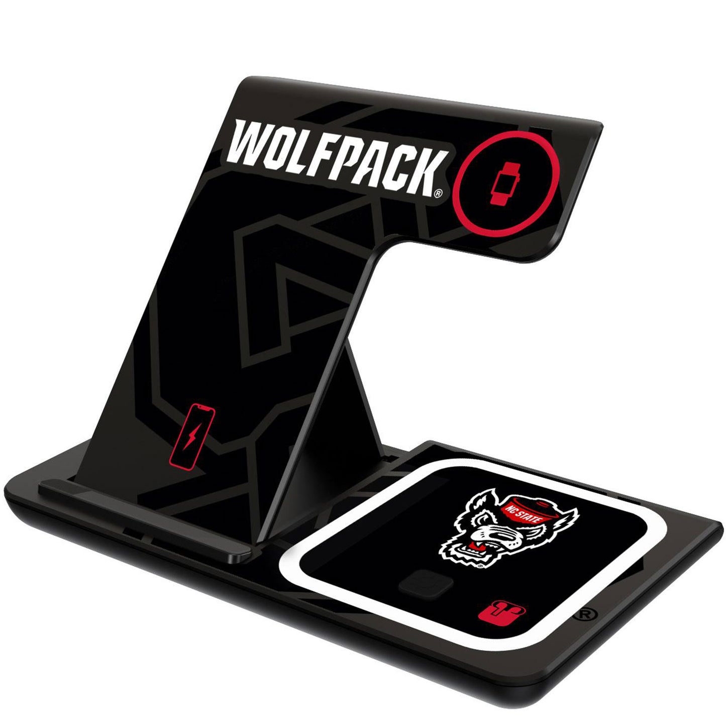 Keyscaper NC State Wolfpack Three-in-One Charging Station