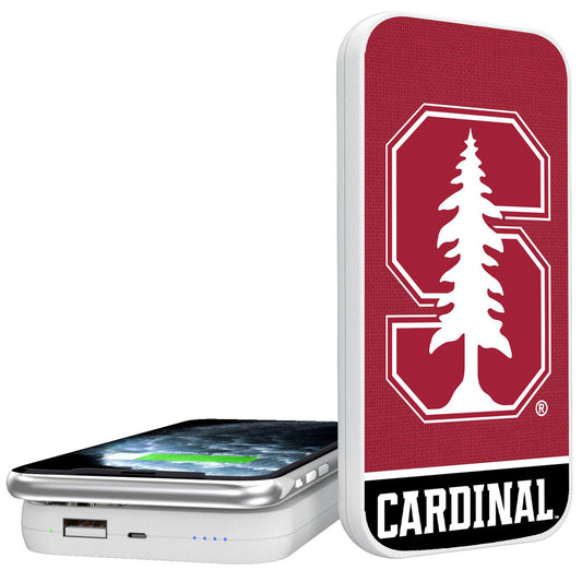 Keyscaper White Stanford Cardinal 5000mAh Wireless Power Bank