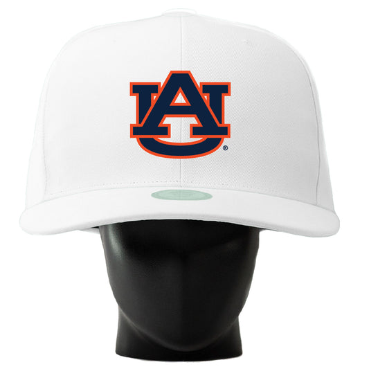 Unisex Noggin Boss  White Auburn Tigers Oversized Hat