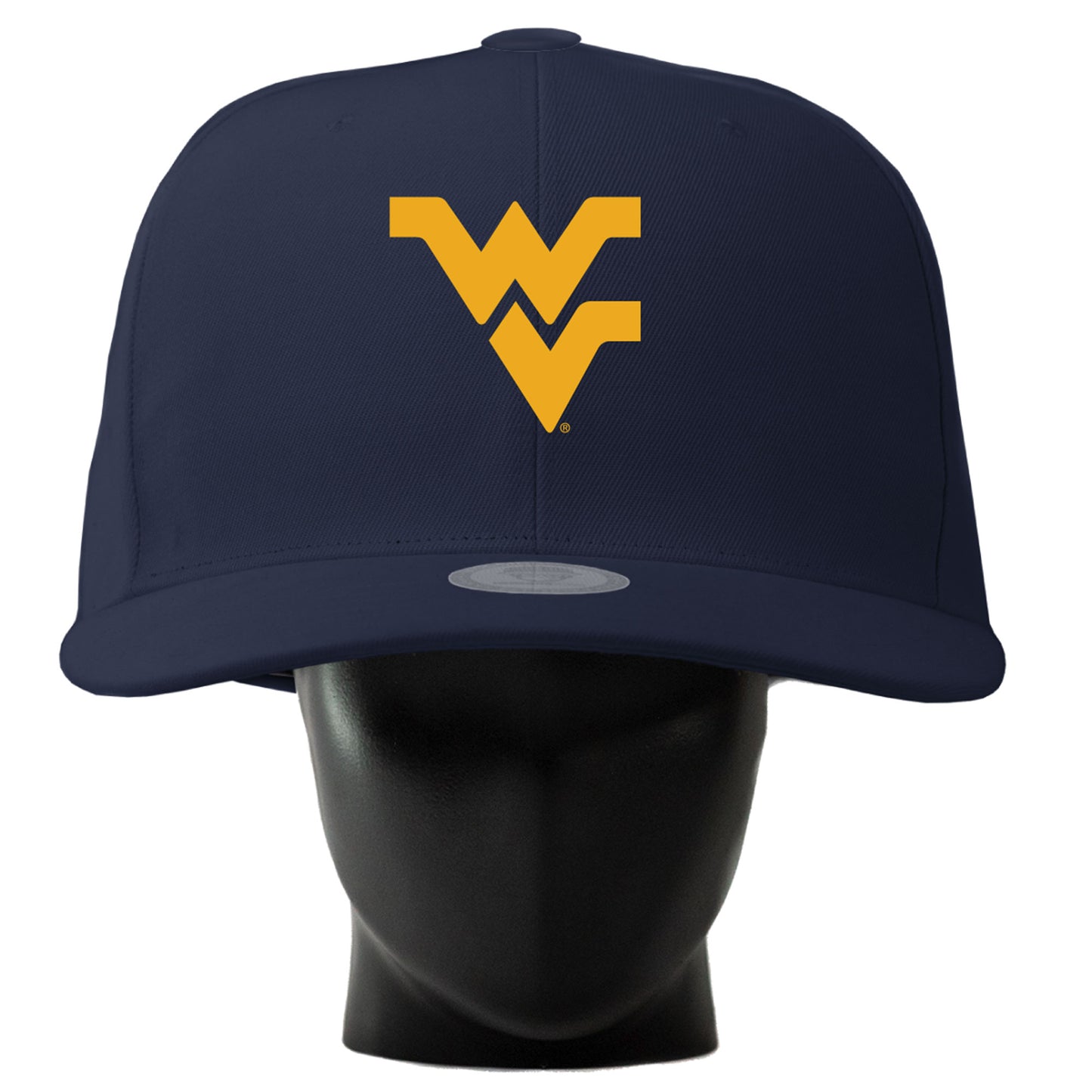 Unisex Noggin Boss  Navy West Virginia Mountaineers Oversized Hat