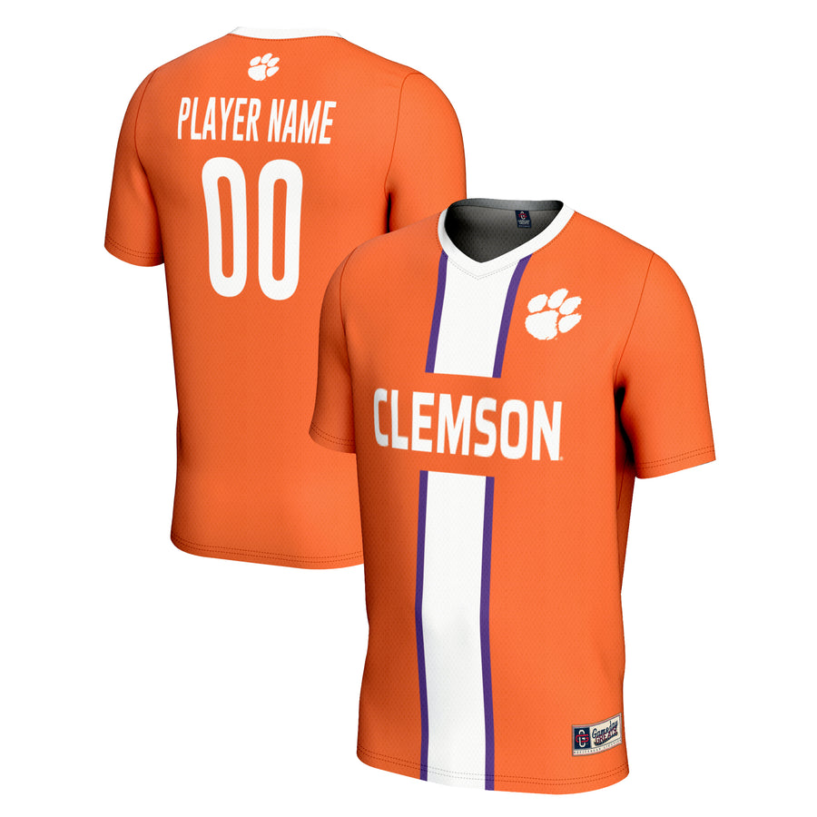 Youth GameDay Greats Orange Clemson Tigers Lightweight Pick-A-Player NIL Men's Soccer Jersey