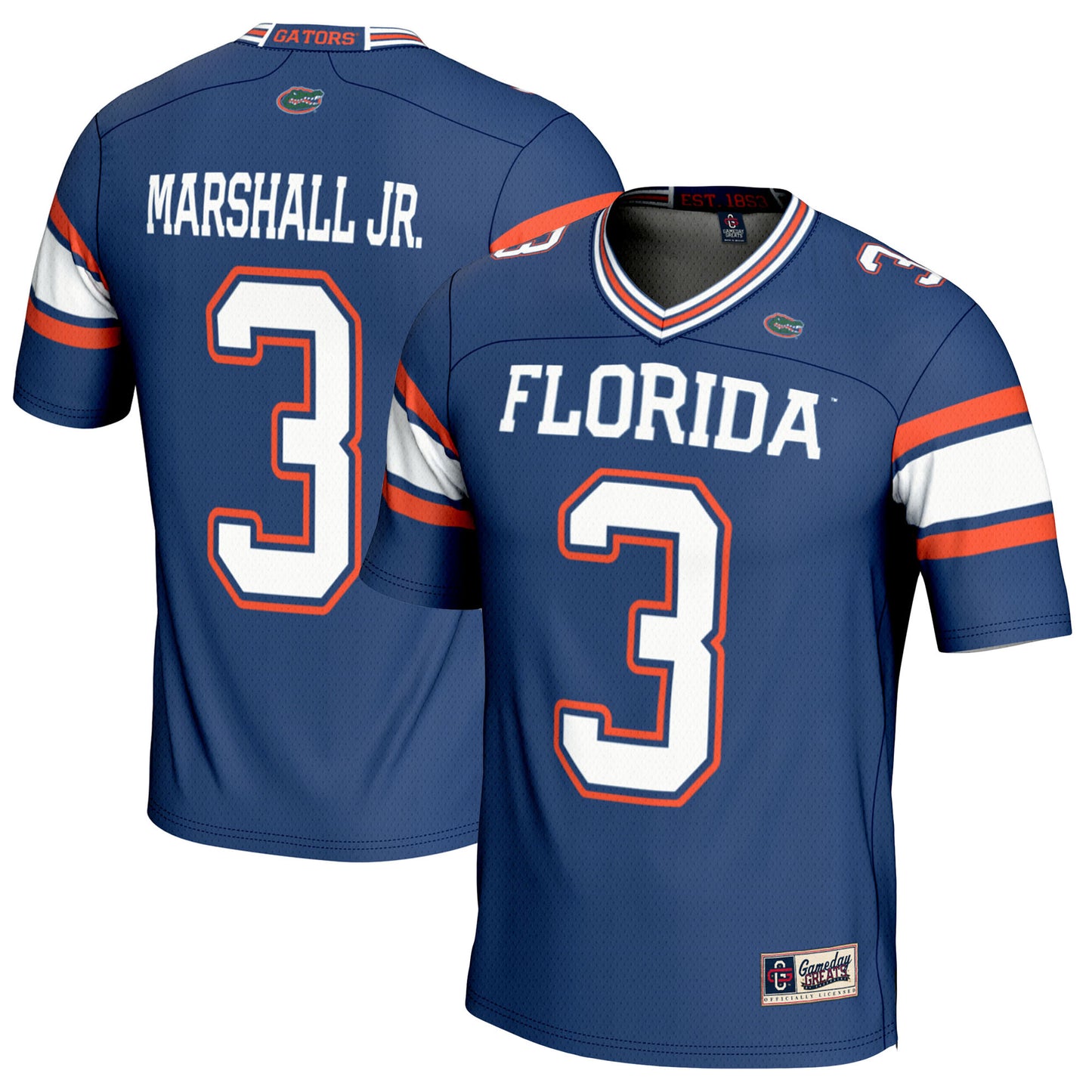 Youth GameDay Greats Jason Marshall Jr. Royal Florida Gators NIL Player Football Jersey