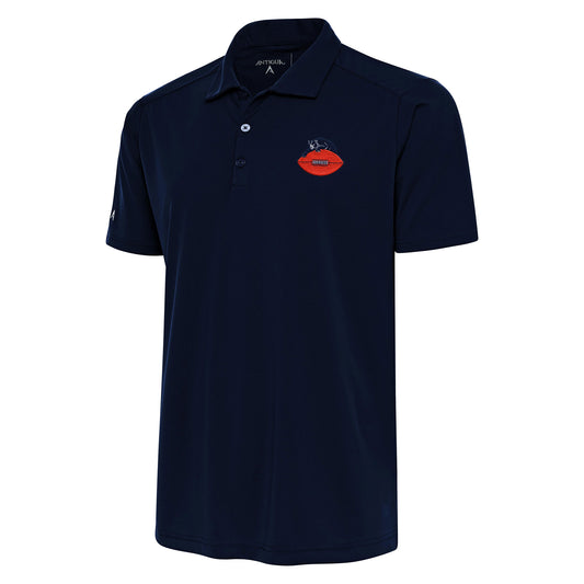 Men's Antigua Navy Chicago Bears Throwback Logo Big & Tall Tribute Polo