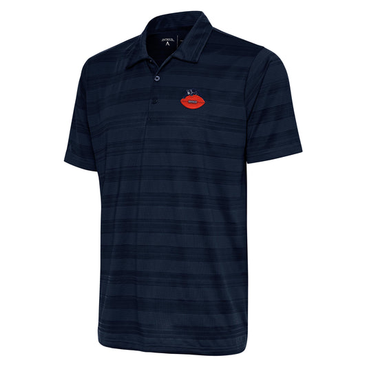 Men's Antigua Navy Chicago Bears Throwback Logo Compass Polo