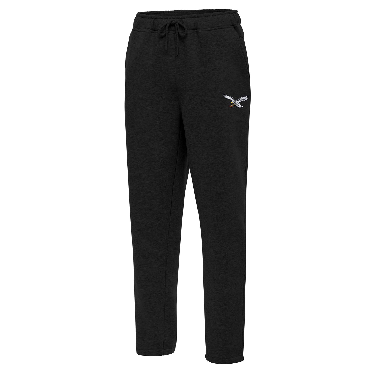 Men's Antigua Black Philadelphia Eagles Throwback Logo Victory Sweatpants