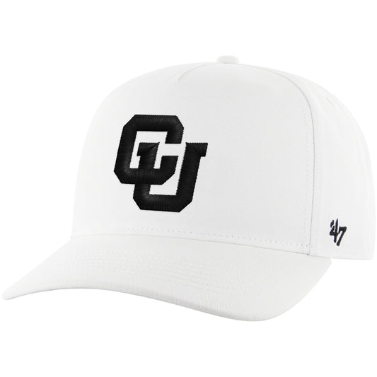 Men's '47 White Colorado Buffaloes Throwback Logo Classic Hitch Adjustable Hat
