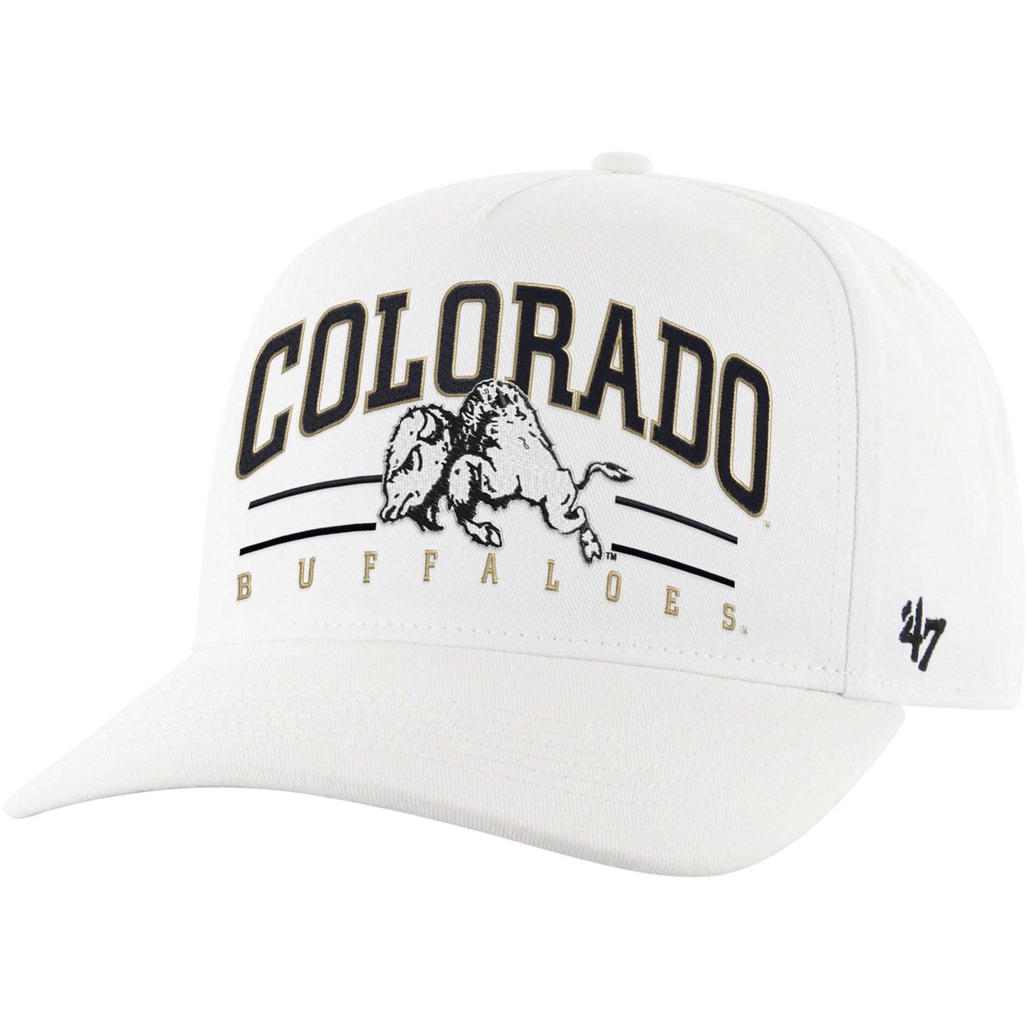 Men's '47 White Colorado Buffaloes Roscoe Hitch Adjustable Hat