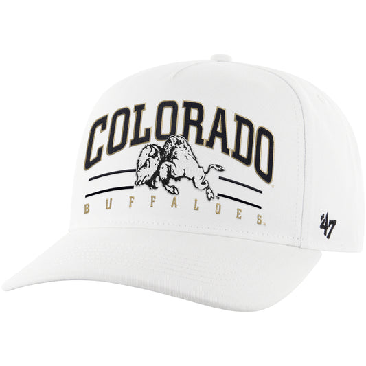 Men's '47 White Colorado Buffaloes Roscoe Hitch Adjustable Hat