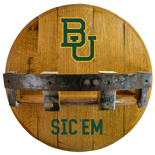 Baylor Bears Reclaimed 22" Oak Bar Shelf