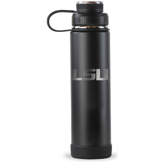 Black LSU Tigers 24oz. EcoVessel Boulder Bottle