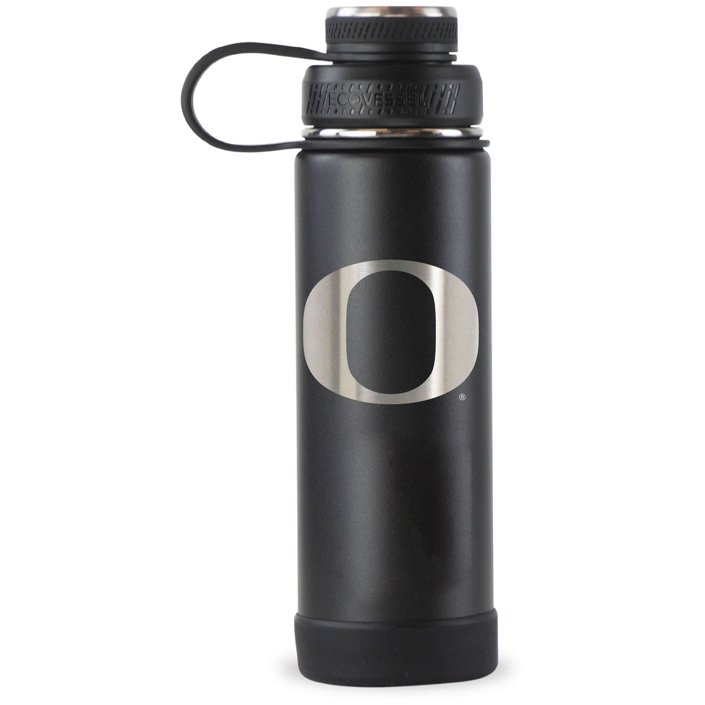 Black Oregon Ducks 20oz. EcoVessel Boulder Bottle