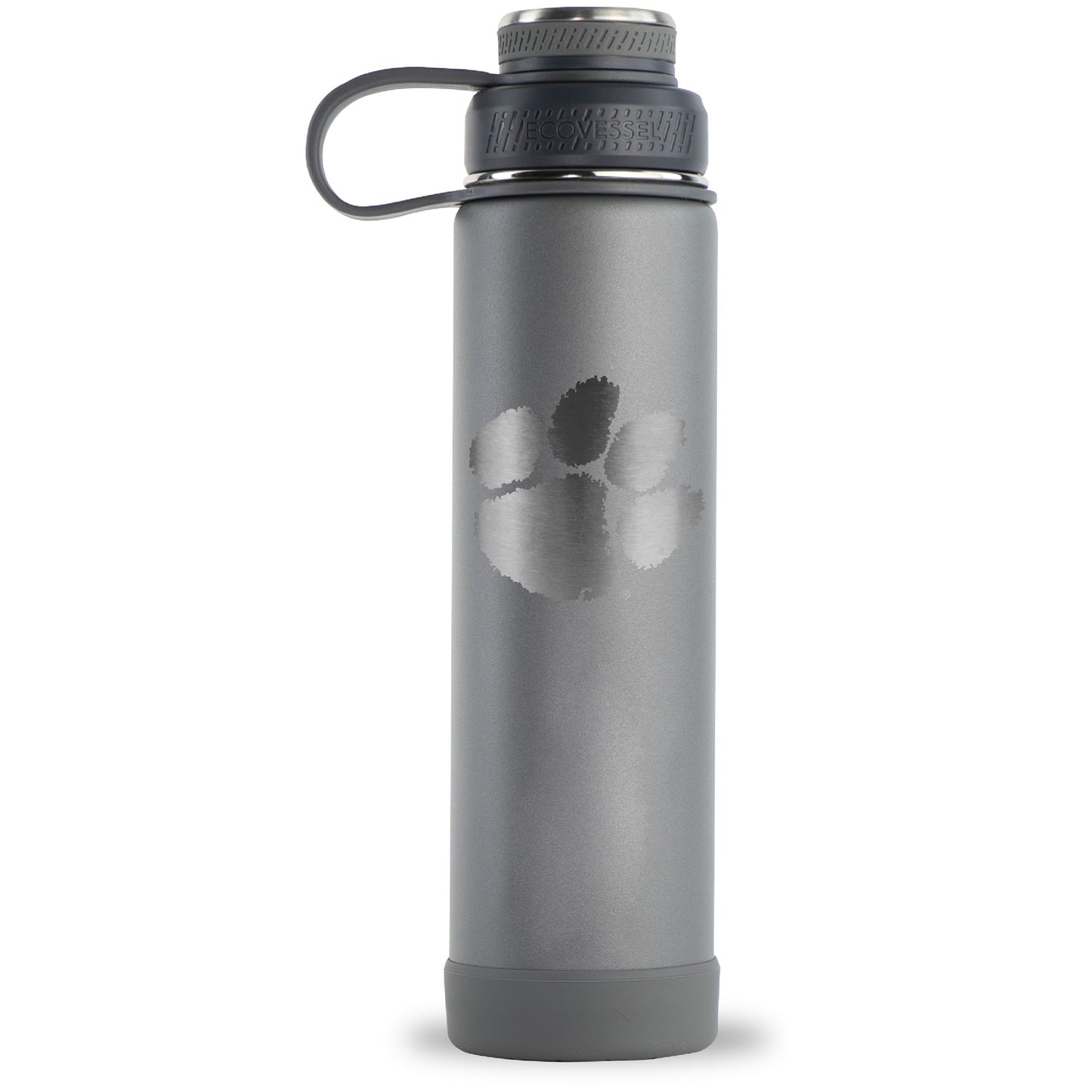 Gray Clemson Tigers 24oz. EcoVessel Boulder Bottle