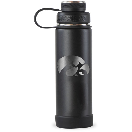 Black Iowa Hawkeyes 20oz. EcoVessel Boulder Bottle