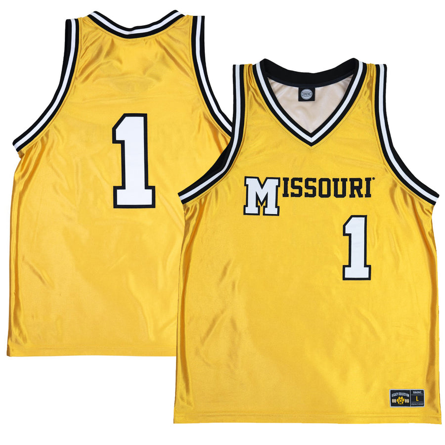 Men's Gold Missouri Tigers 1988/89 Basketball Legacy Jersey