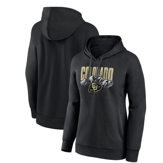 Women's Fanatics Black Colorado Buffaloes Rocky Mountain Buffs Pullover Hoodie