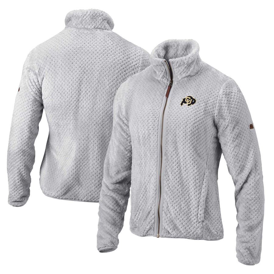 Women's Columbia Gray Colorado Buffaloes Fire Side II Full-Zip Jacket