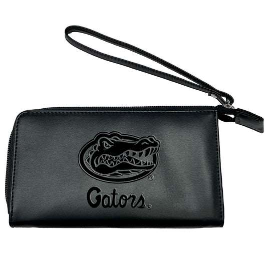 Black Florida Gators Cell Phone Wristlet Wallet