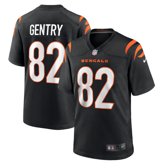 Men's Nike Zach Gentry  Black Cincinnati Bengals  Game Jersey