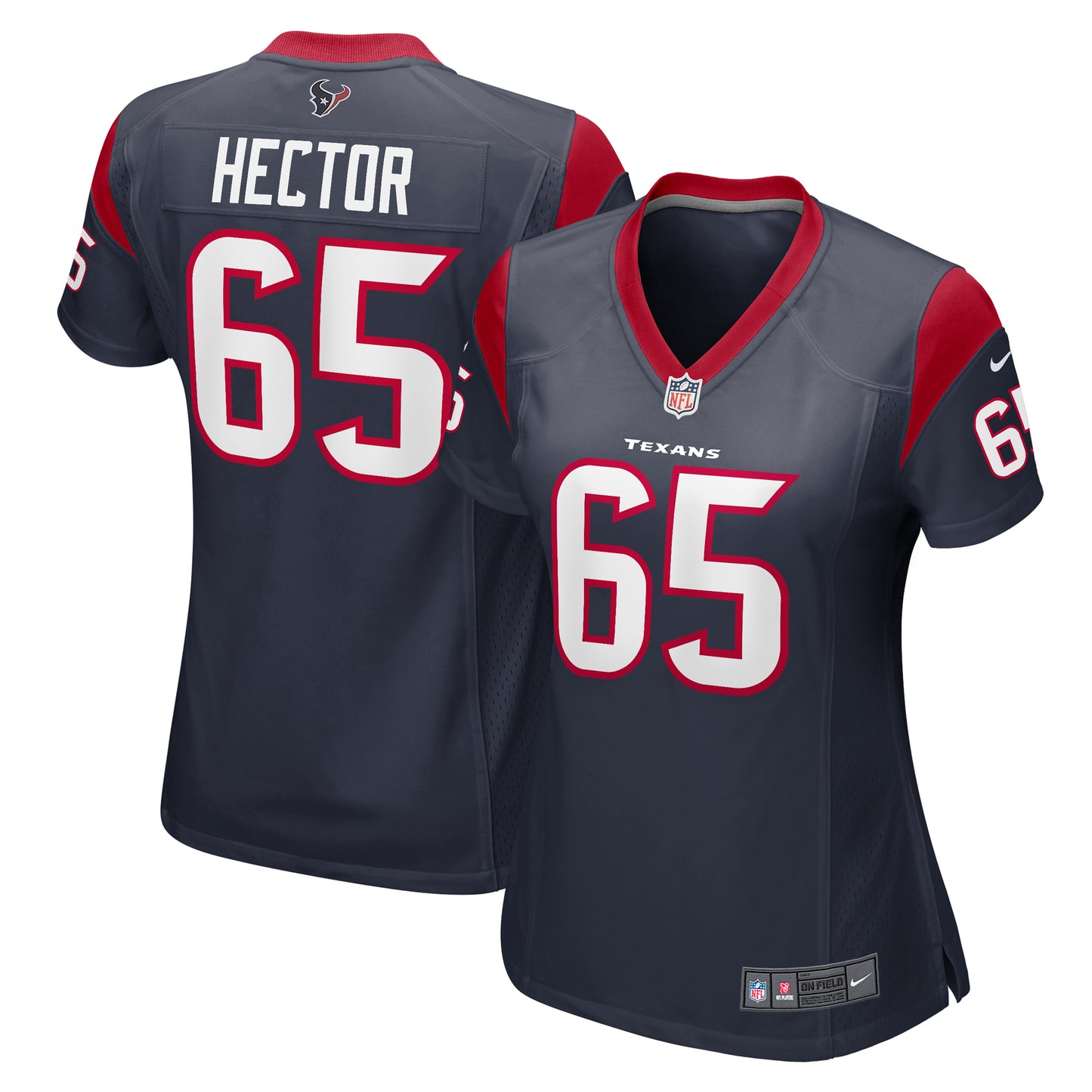 Women's Nike Bruce Hector  Navy Houston Texans  Game Jersey