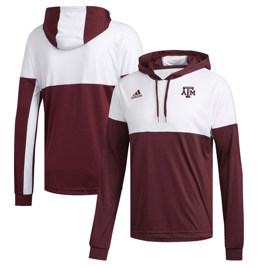 Men's adidas  Maroon Texas A&M Aggies Legend Shooter Pullover Hoodie