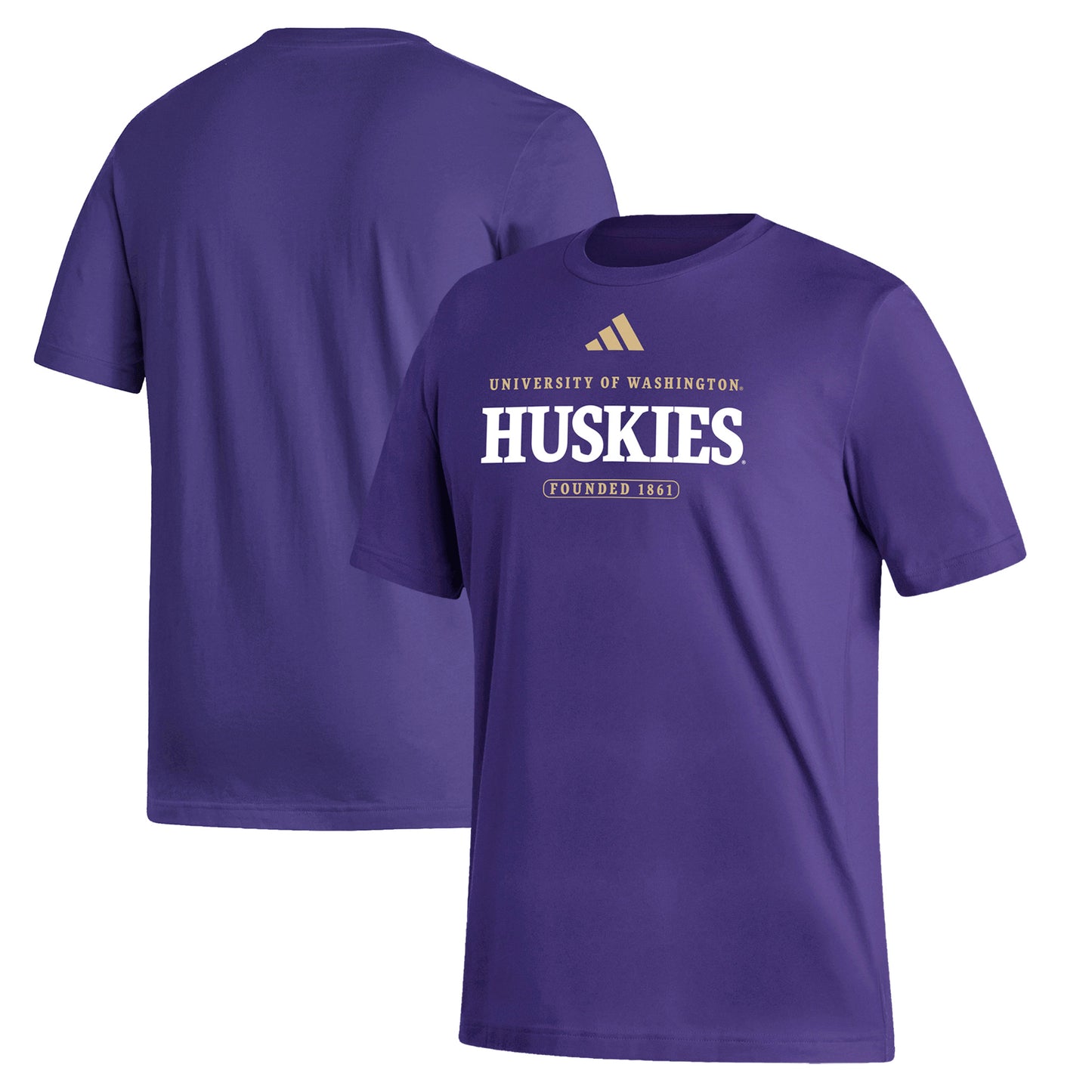 Men's adidas  Purple Washington Huskies Fresh T-Shirt