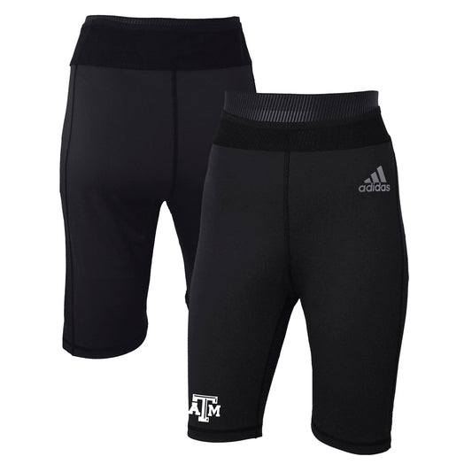 Women's adidas  Black Texas A&M Aggies Biker Shorts