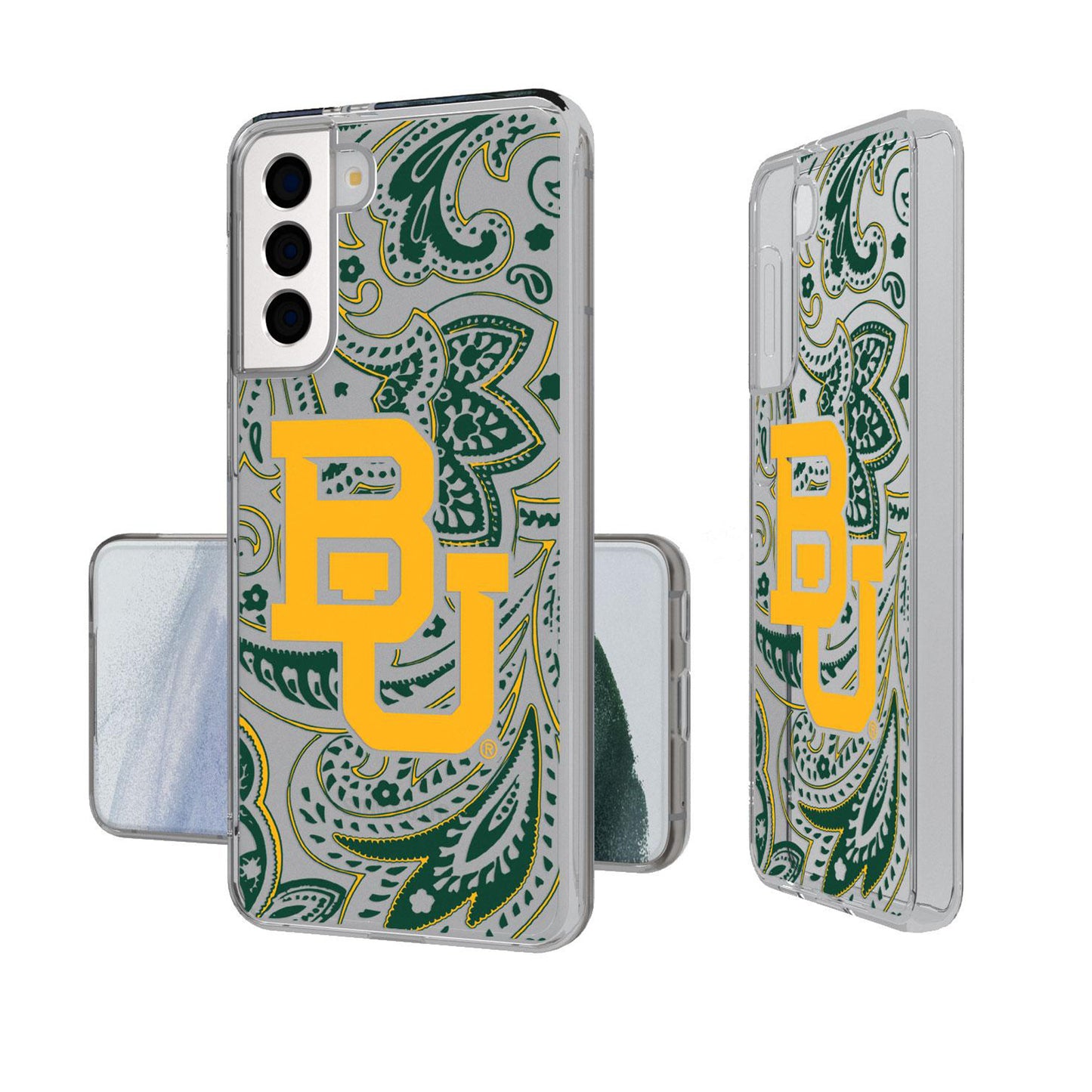 Keyscaper Baylor Bears Paisley Galaxy Clear Case