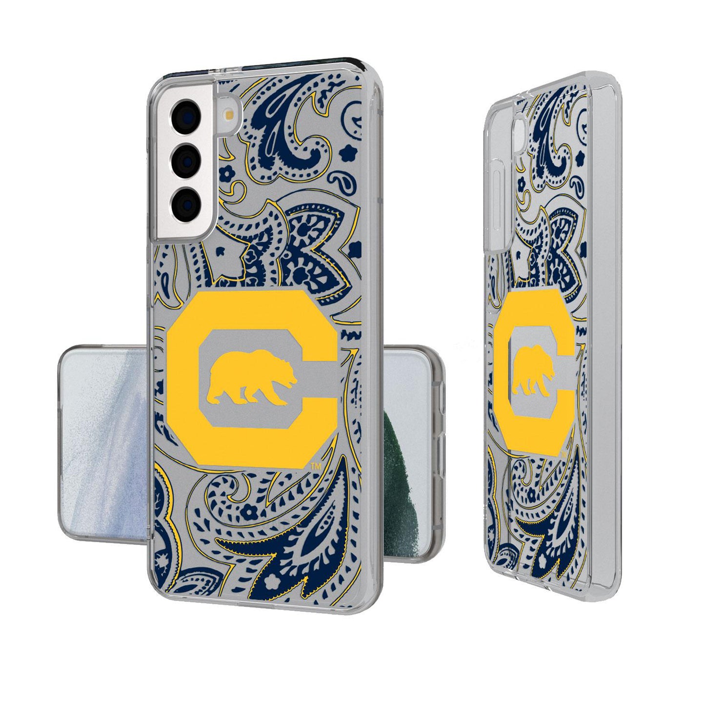 Keyscaper Cal Bears Paisley Galaxy Clear Case