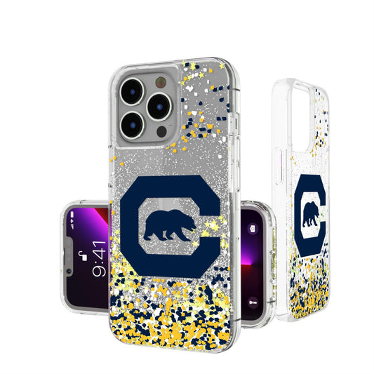 Keyscaper  Cal Bears iPhone Glitter Case with Confetti Design