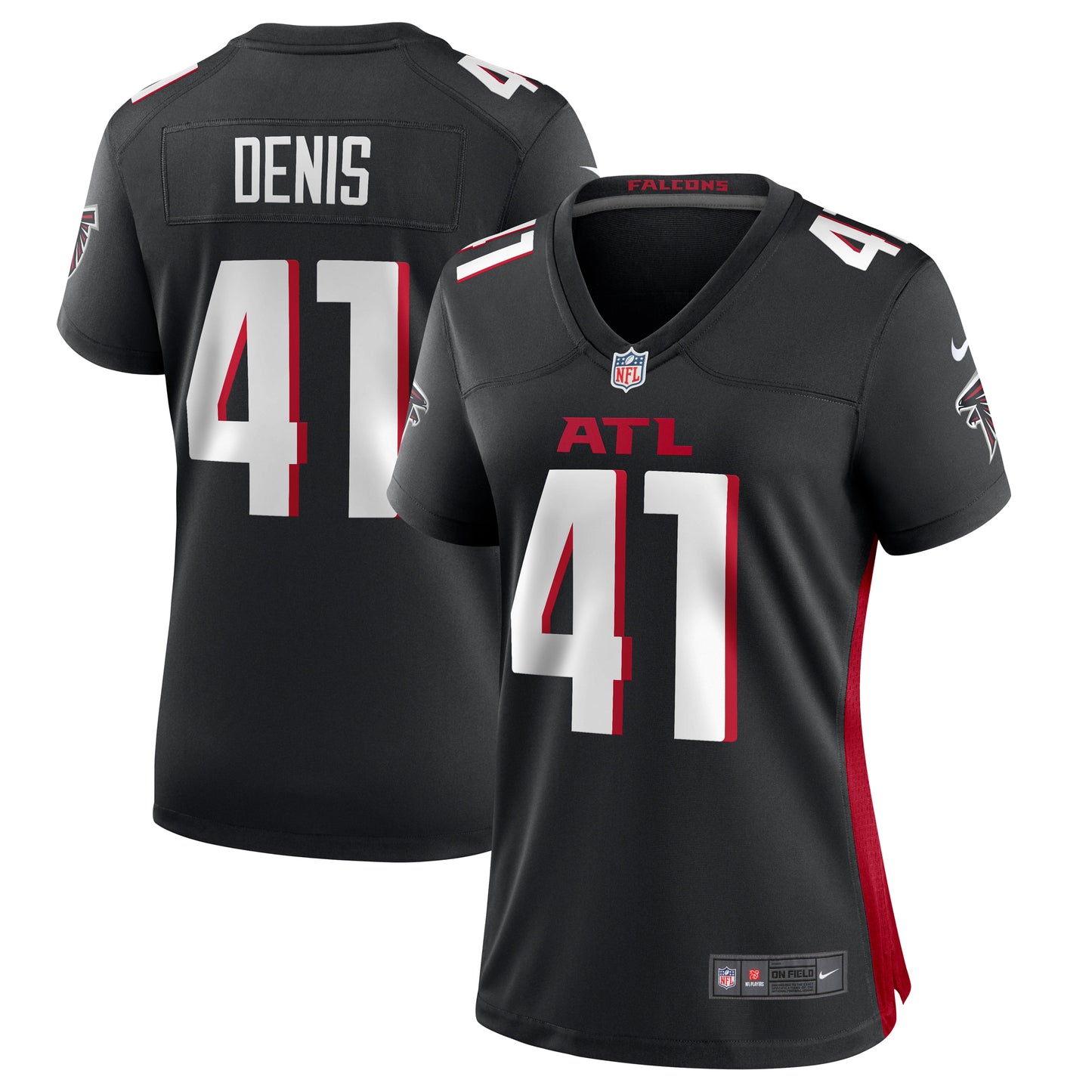 Women's Nike Lukas Denis  Black Atlanta Falcons  Game Jersey