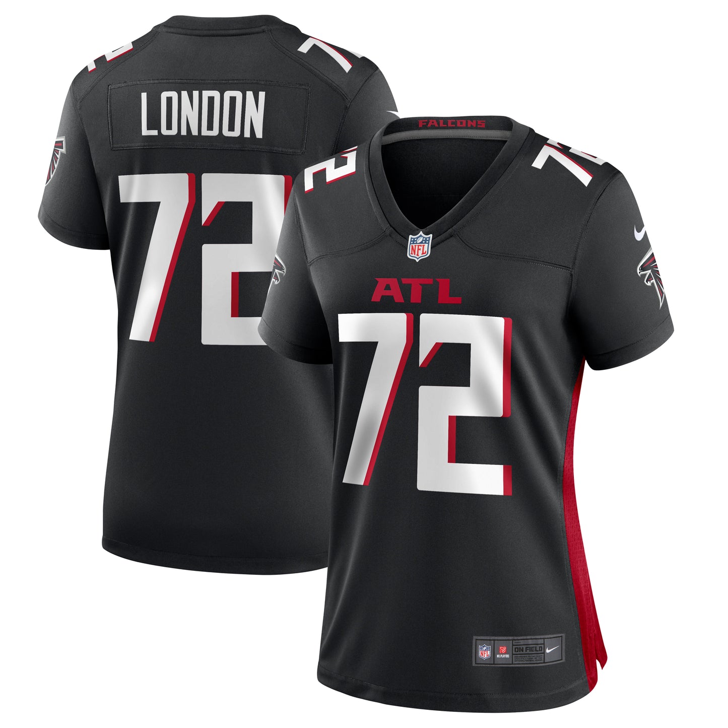 Women's Nike LaCale London  Black Atlanta Falcons  Game Jersey