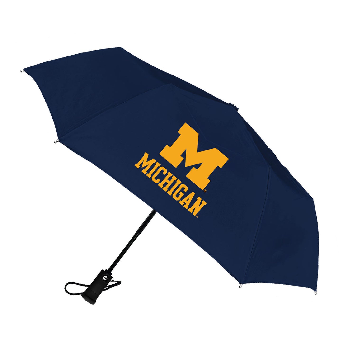 Michigan Wolverines 42" Flashlight Handle Auto Open Umbrella