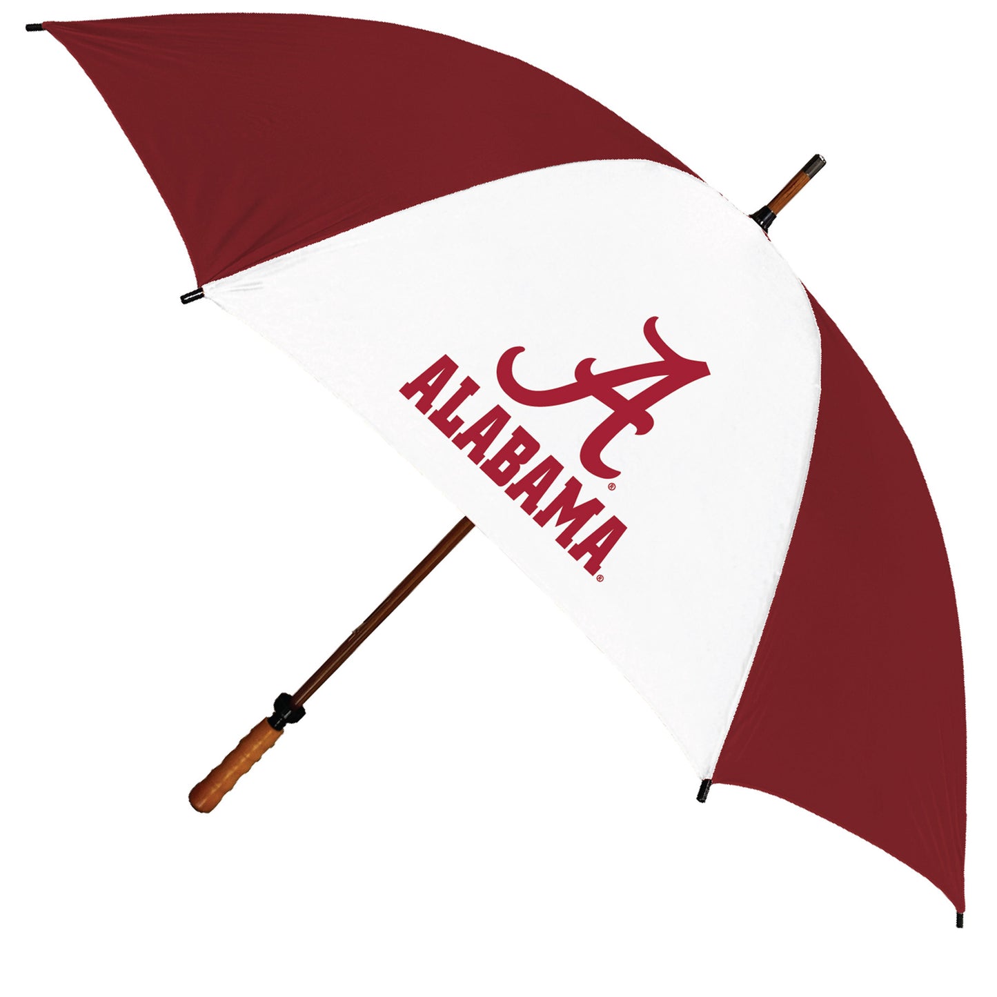 Alabama Crimson Tide 62" Eagle Sporty Wood Shaft Golf Umbrella
