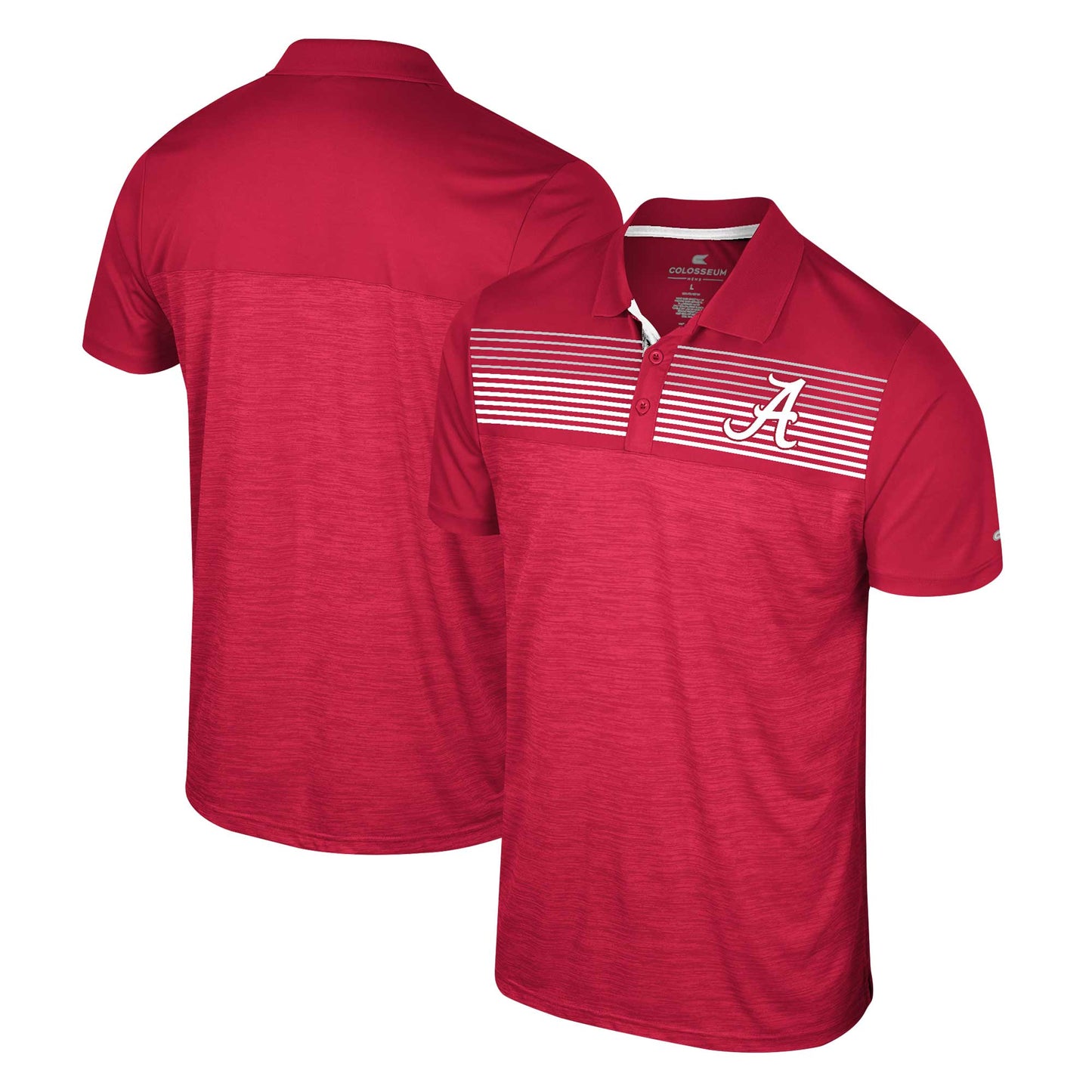 Men's Colosseum Crimson Alabama Crimson Tide Langmore Polo