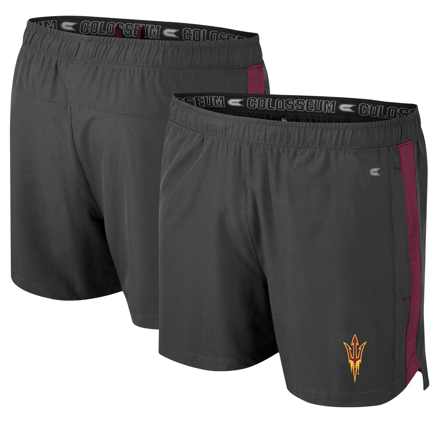 Men's Colosseum Charcoal Arizona State Sun Devils Langmore Shorts