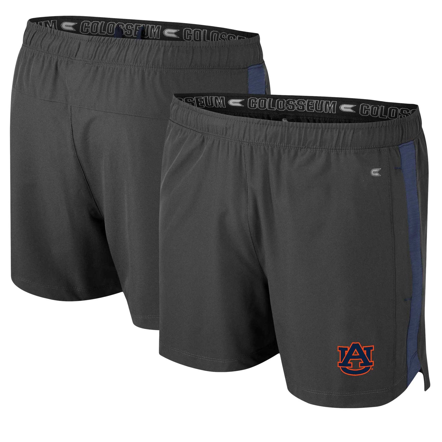 Men's Colosseum Charcoal Auburn Tigers Langmore Shorts