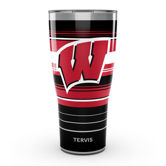 Tervis  Wisconsin Badgers 30oz. Hype Stripes Stainless Steel Tumbler