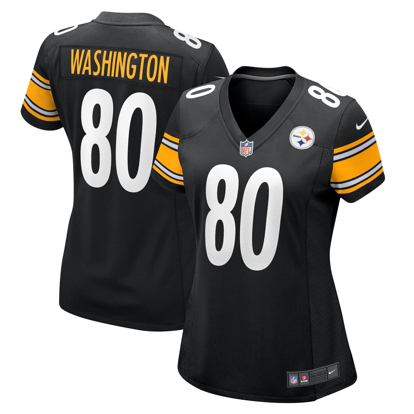 Women's Nike Darnell Washington  Black Pittsburgh Steelers  Game Jersey